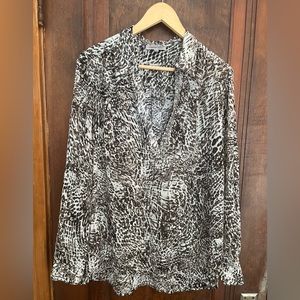 Jennifer Lopez Sheer Blouse Size XL
